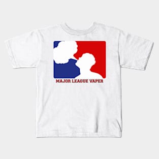 Major League Vaper Red White and Blue Kids T-Shirt